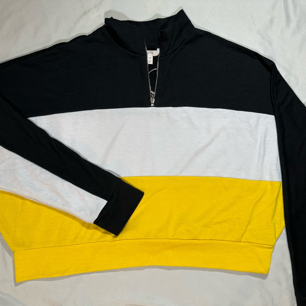 color block longsleeve pullover - Picture 2 of 6